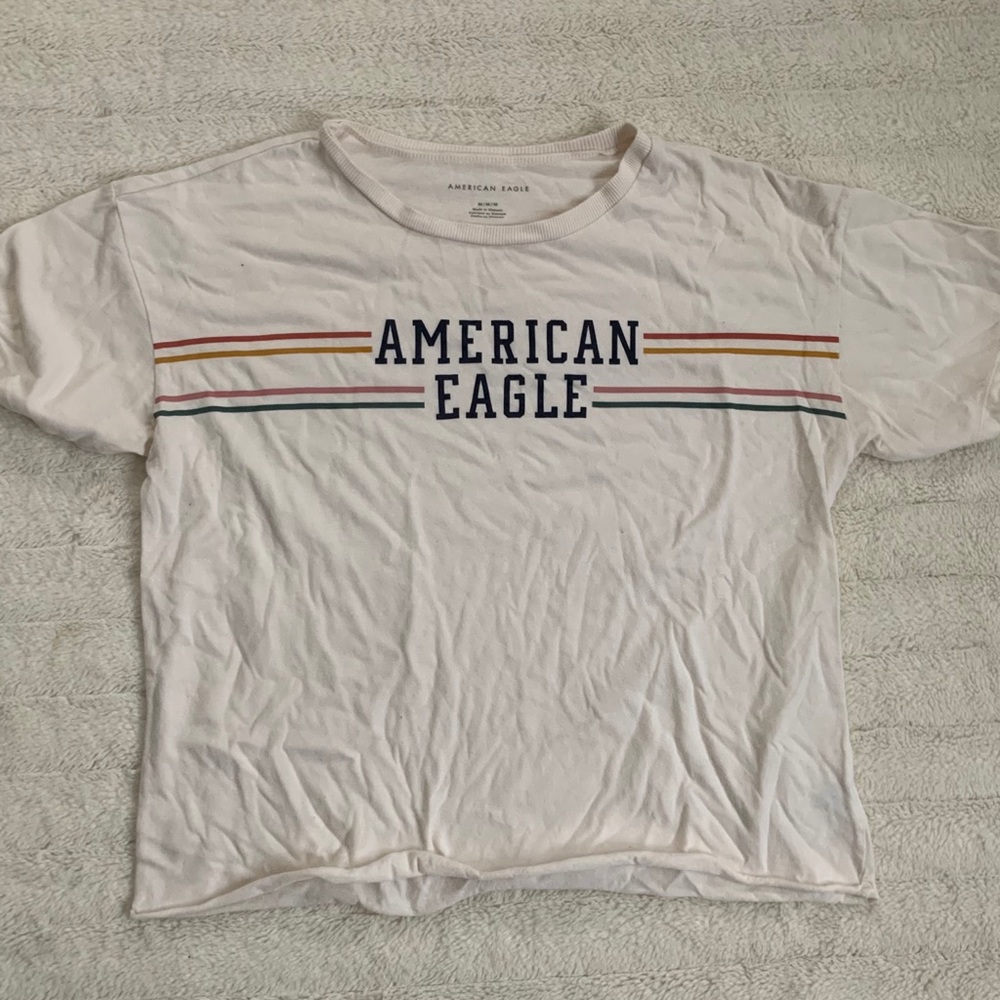 American Eagle Cropped Tee